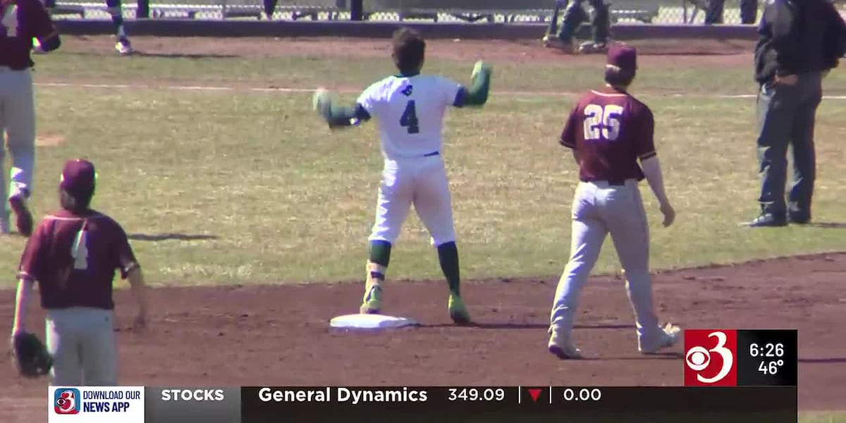 Castleton baseball sweeps Rhode Island College