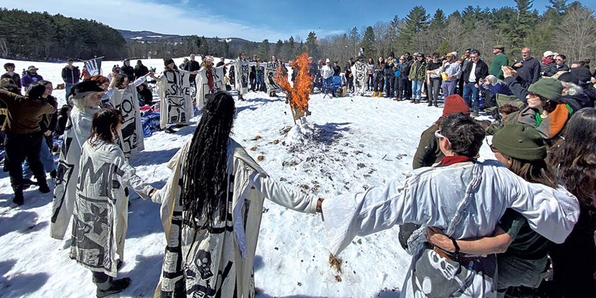 Evil Eclipse Seven Days: Bread and Puppet’s ‘Immolation of Evil’ eclipse observance