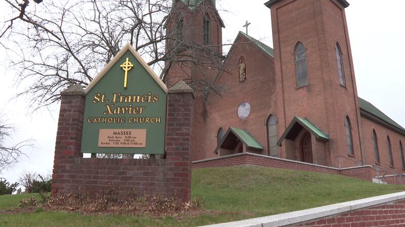 The St. Francis Xavier church is distributing tickets for Christmas mass to keep attendance down.
