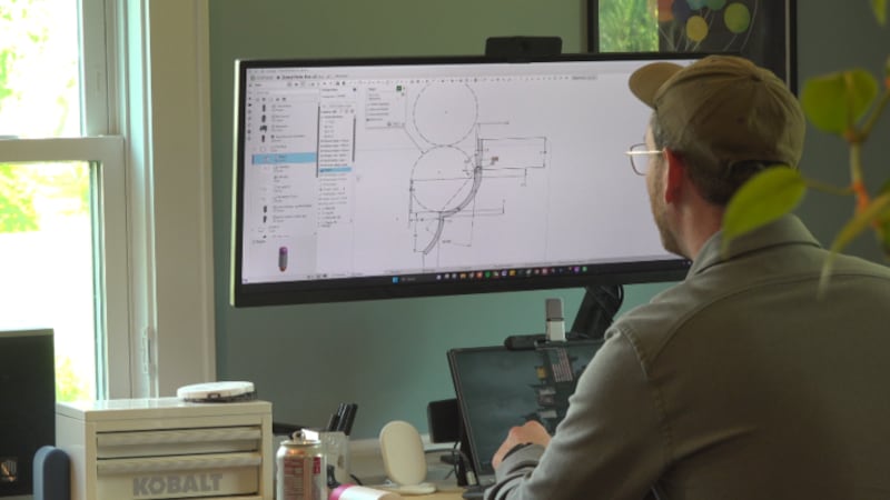 Informal co-founder Sam Holland puts an engineering touch on just about anything.