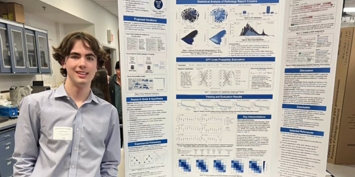 Vermont teen develops AI to help prevent costly medical billing errors
