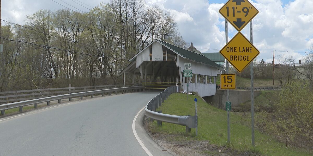 Steel barrier coming to protect Lyndon covered bridge