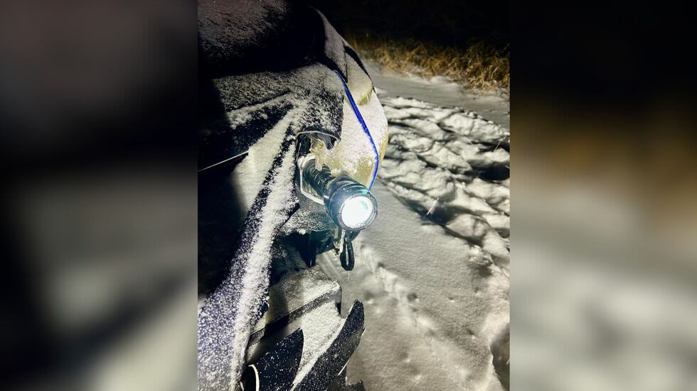 Deputies in Wisconsin say they stopped a driver who was using a flashlight as a headlight.
