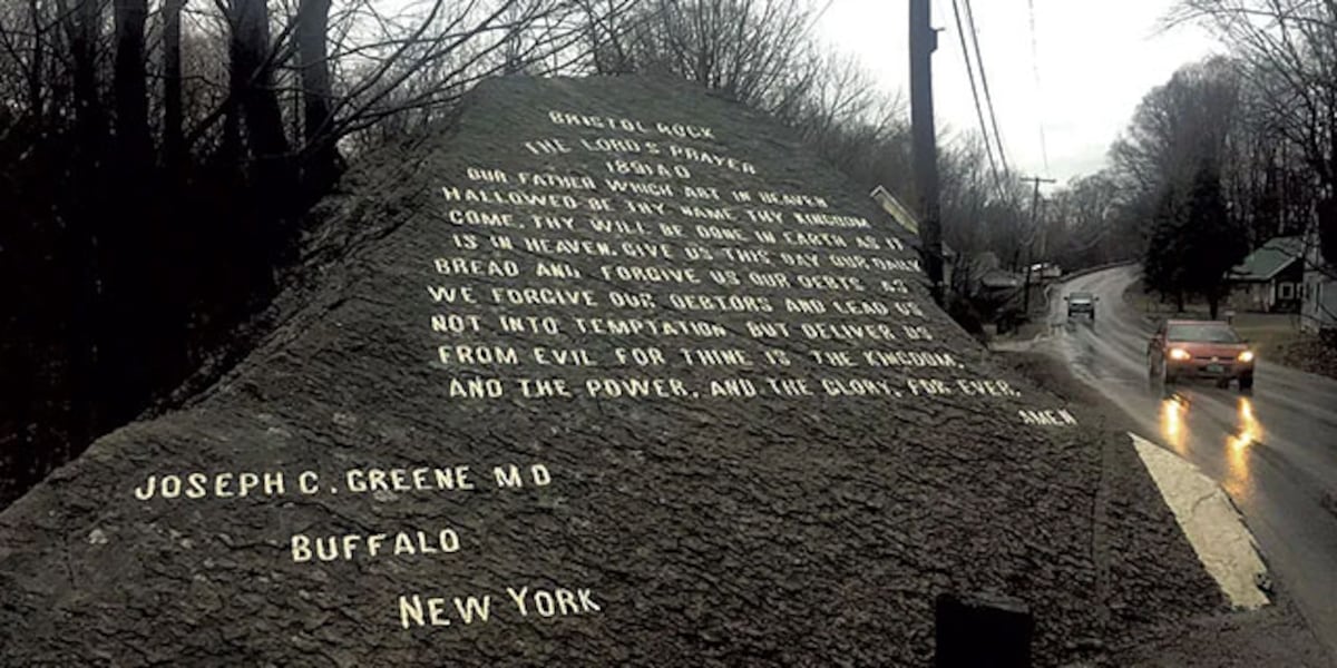 Bristol residents defend Lord's Prayer rock after letter calling for its removal