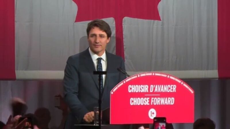 Justin Trudeau Rie Prime Minister Justin Trudeau re-elected with a minority government