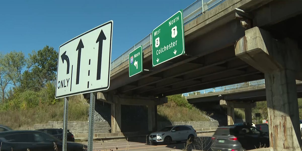 Exit 16 Phase 2 of ‘diverging diamond’ project begins at I-89 Exit 16 in Colchester