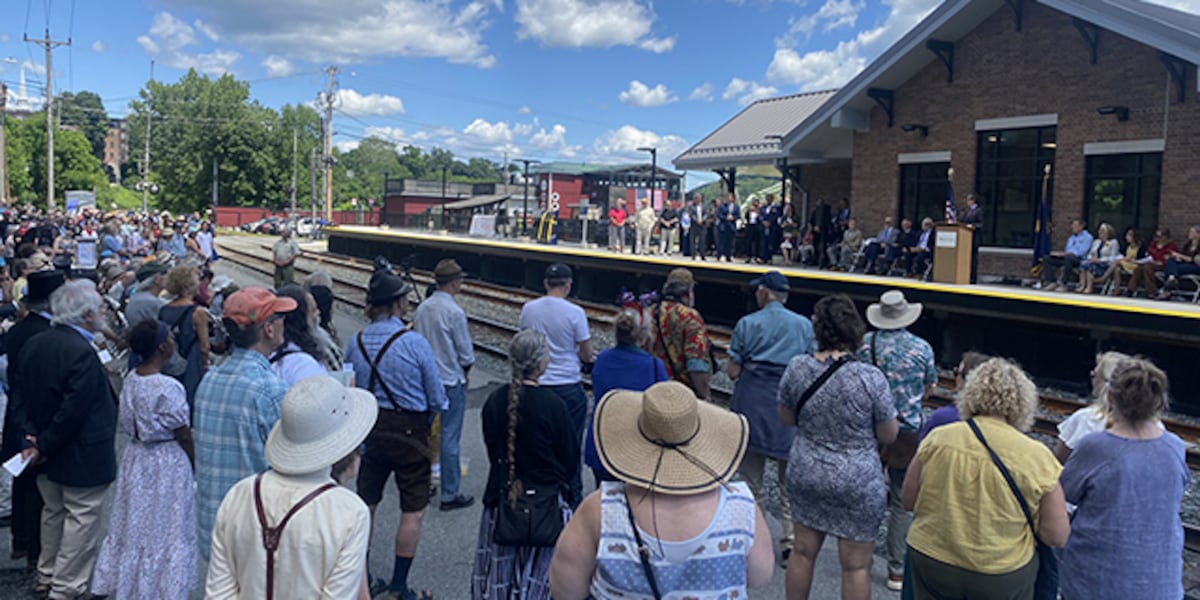 Brattleboro celebrates new downtown Amtrak station