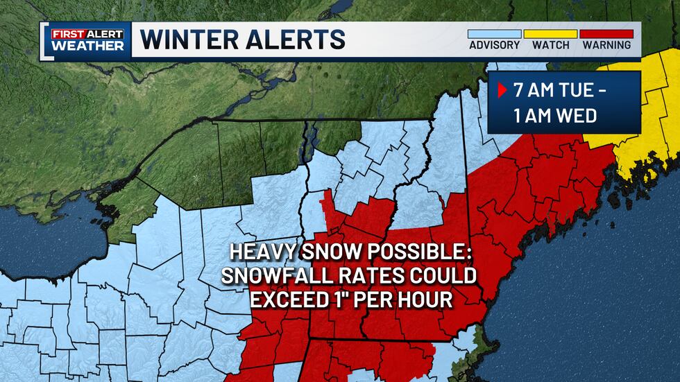 Alertas de invierno WCAX