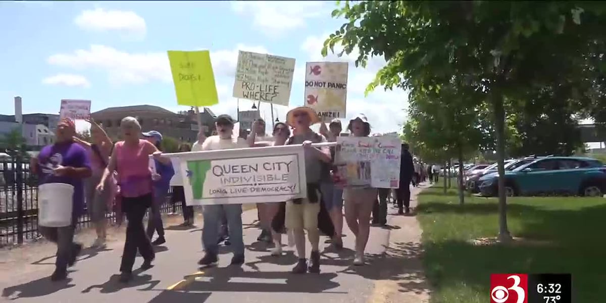 Tens of thousands of Vermonters take part in “No Kings” protests