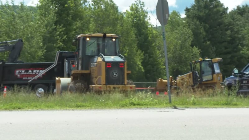 Milton Route 7 construction
