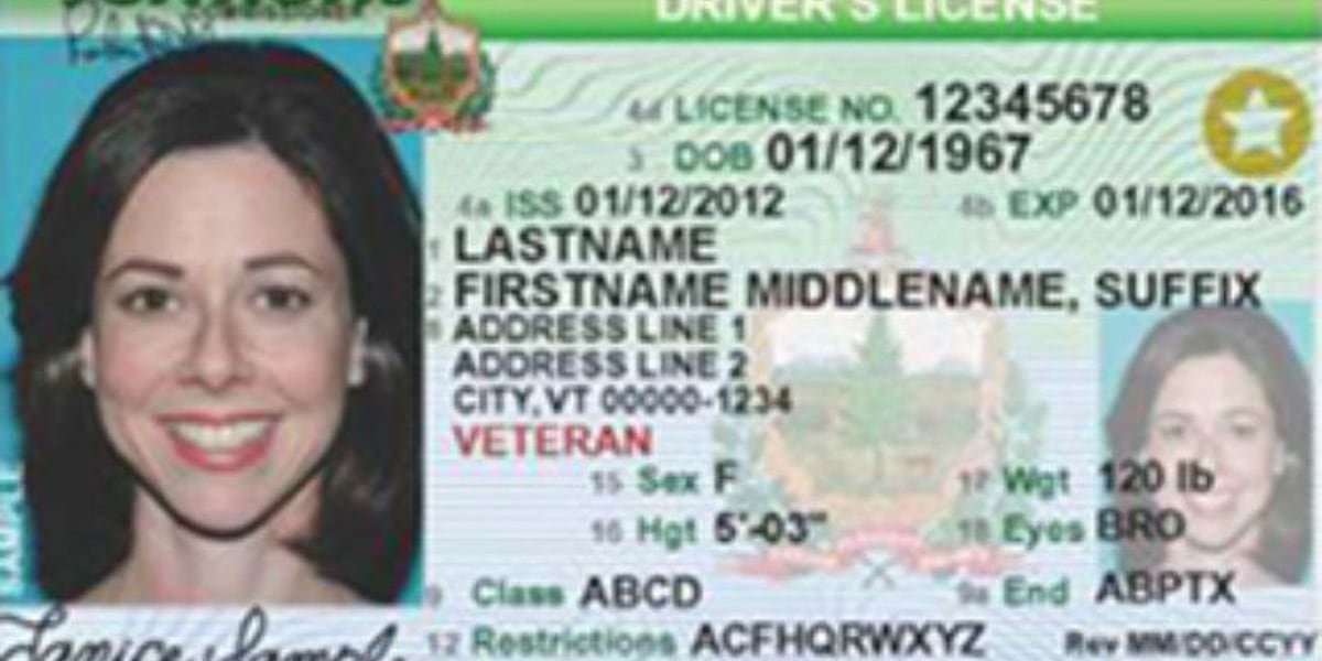 Vt License Format Vermont DMV can now renew driver’s licenses years before they expire