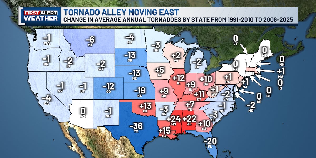 After 2 Vermont tornadoes last week, many ask: Is Tornado Alley shifting east?