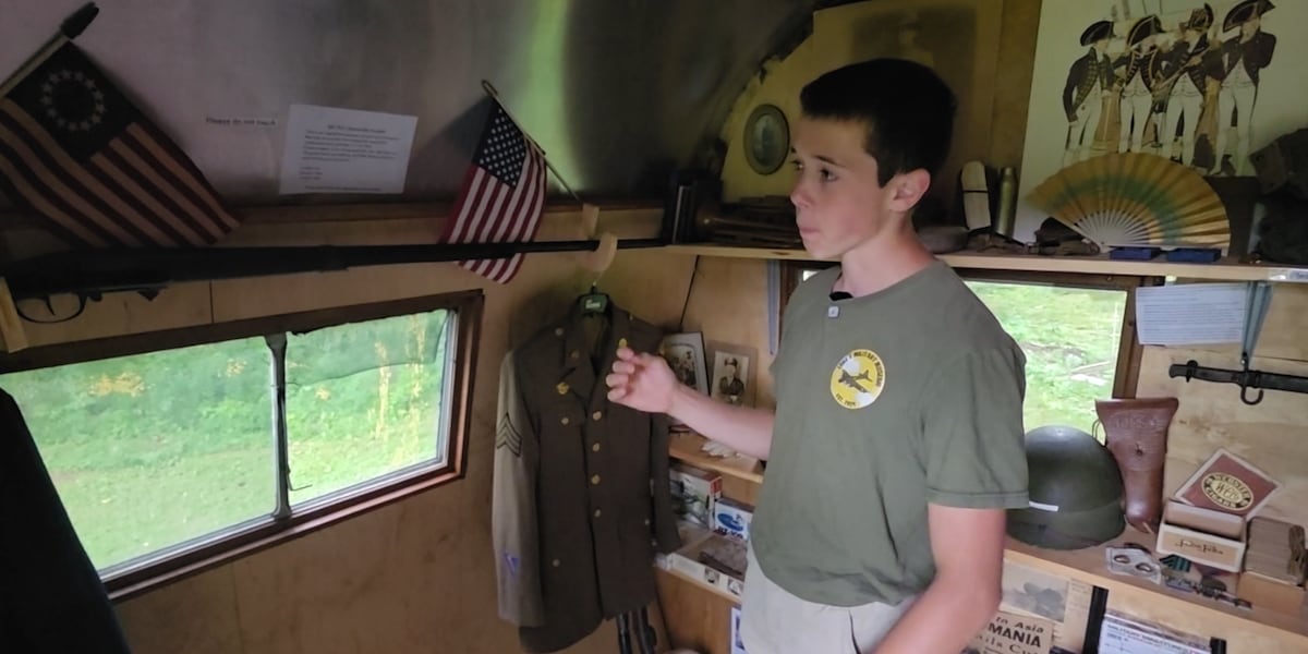 Danville teen collects military history — and the stories behind it