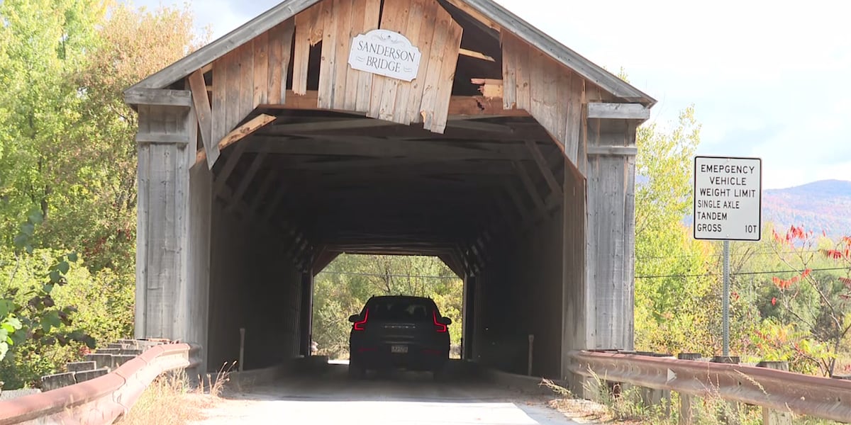 Hefty price tag to repair damaged Vermont covered bridge Hefty price tag to repair damaged Vermont covered bridge