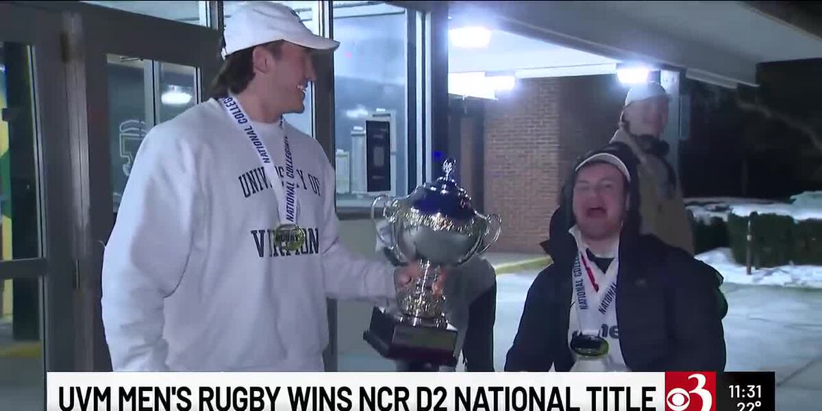 Uvm Rugby Club UVM men’s rugby returns with NCR National Championship trophy