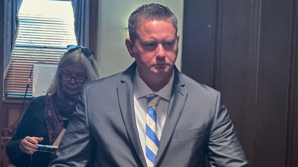 FILEL - Former New York state trooper Christopher Baldner, who is charged in the death of an...