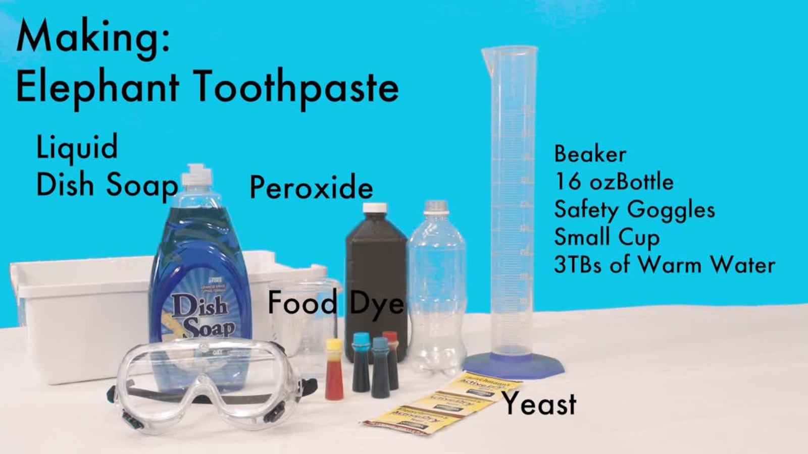 Science Hacks: Elephant Toothpaste
