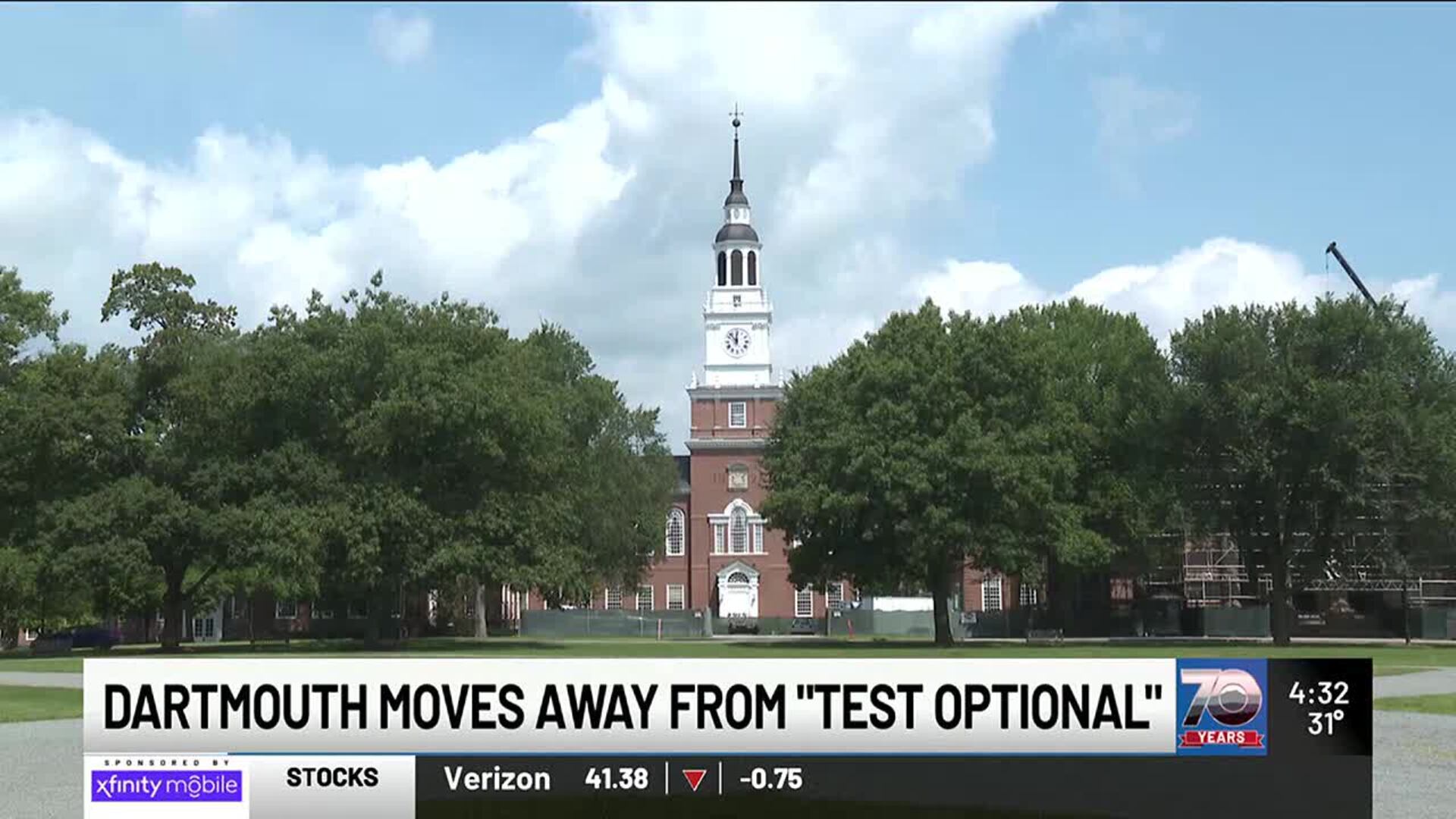 Dartmouth to resume SAT requirement