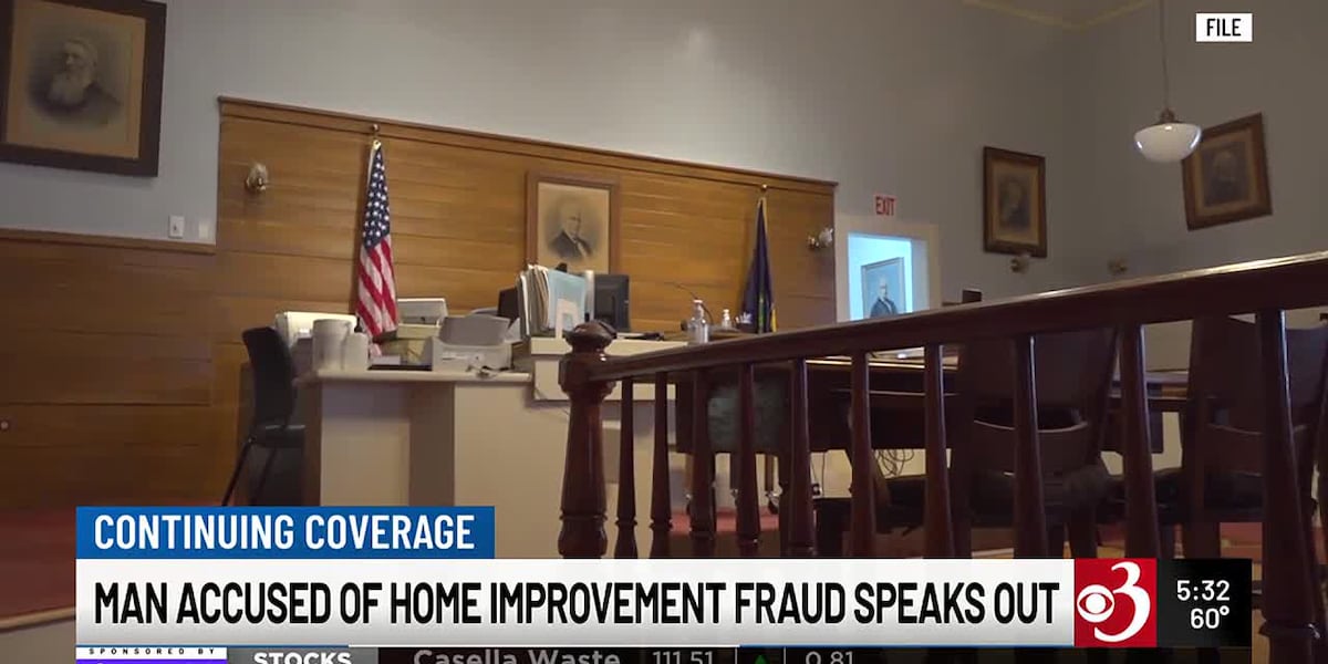 Man accused of home improvement fraud says law needs to be fixed Man accused of home improvement fraud says law needs to be fixed