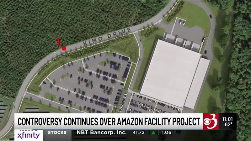 Controversy continues over a potential Amazon distribution center in Essex.
