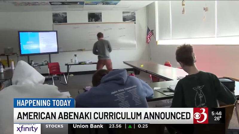 A new curriculum is coming to your child’s curriculum on the Abenaki people.