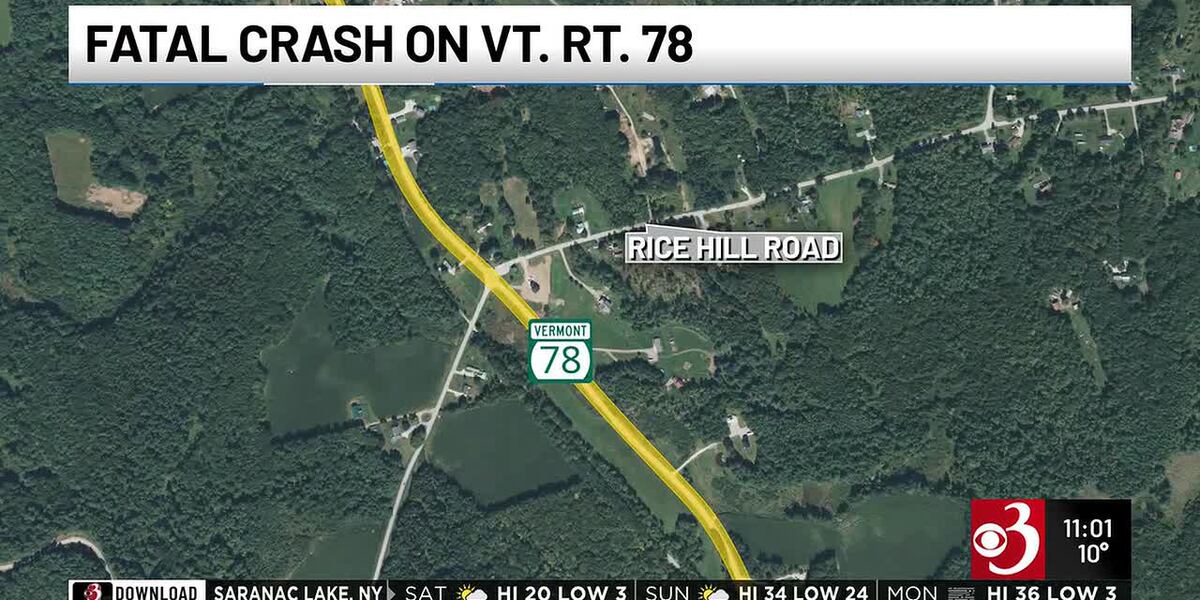Vt. Route 78 crash leaves one dead